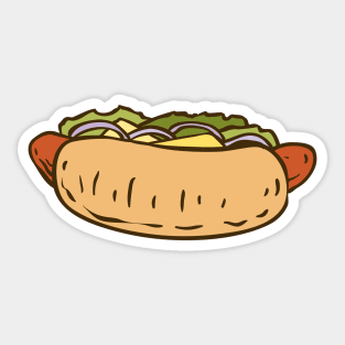 Hot Dogs Sticker